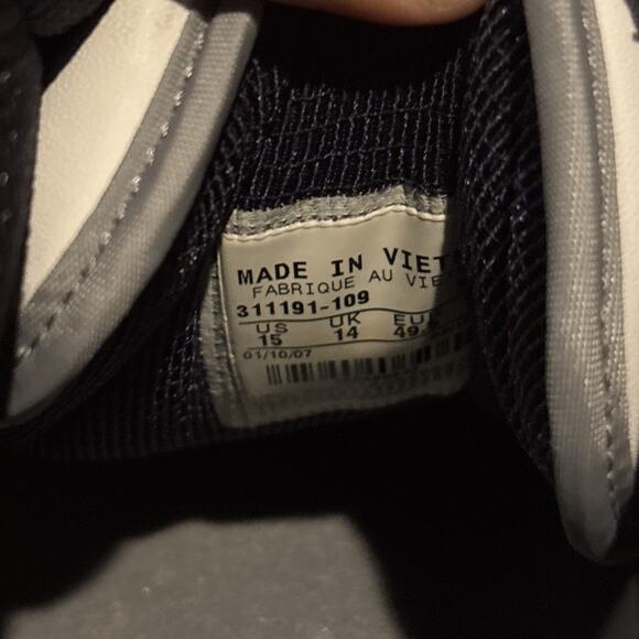 Men's Size 15 US Nike Infiltrator 2007 Sneakers Navy Blue White Gray 311191-109 - Picture 10 of 11